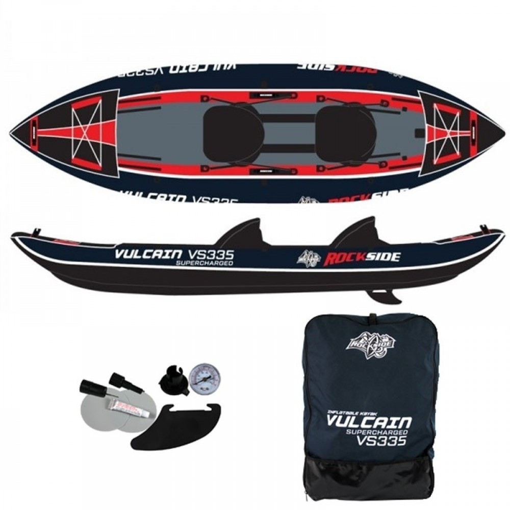 Kayak gonflable 2 places Rockside Vulcain Supercharged