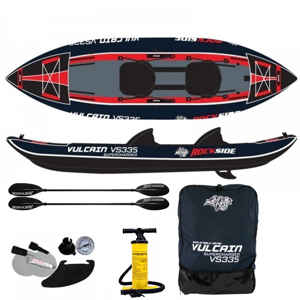 Kayak gonflable 2 places Rockside Vulcain Supercharged
