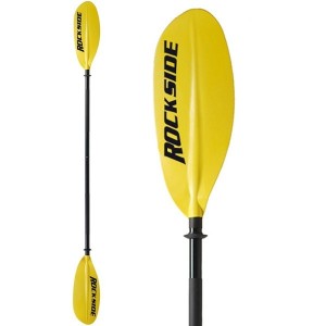 Pagaie alu Rockside | 4 parties | 220 cm - Jaune