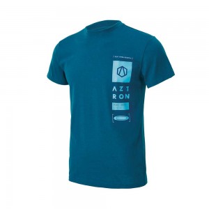 Tee Shirt Aztron double chamber blue